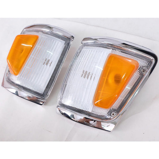 Corner Lamp Light Chrome For Toyota Hilux LN111 pickup 4WD SSR W CAB 1989-1995