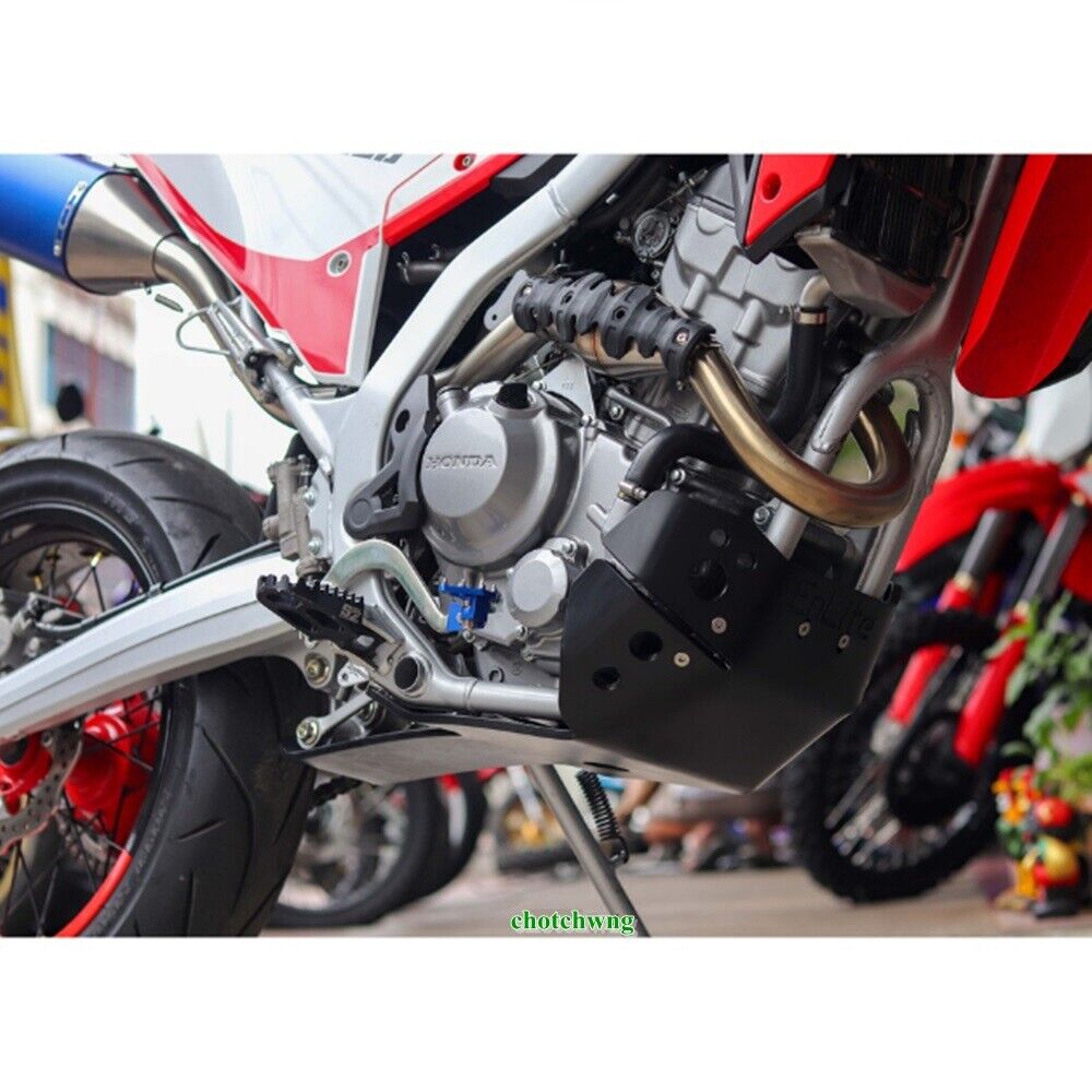Honda CRF300L (8MM) Engine Guard Skid Plate Black Plastic Motorcycle Accessory