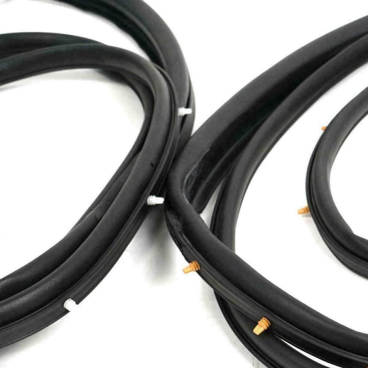 FOR HONDA CIVIC 4 DOOR 2001-2005 SEDAN DX EX GX LX SI SEAL RUBBER WEATHERSTRIP
