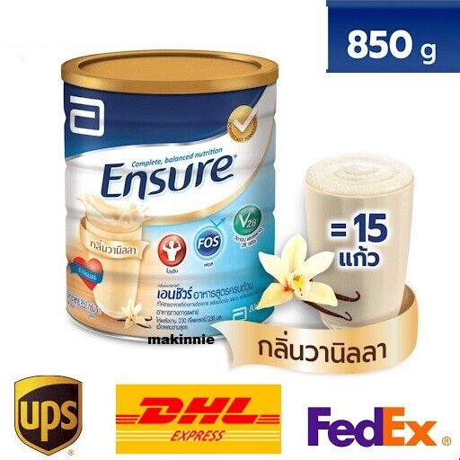 850g Ensure Vanilla Flavor Milk Balance Powder Nutrition Health Adult Senior