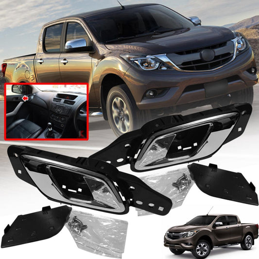 Chrome Gray LR Front Inner Door Handle FIT Mazda BT-50 PRO Ford Ranger 2012-2020