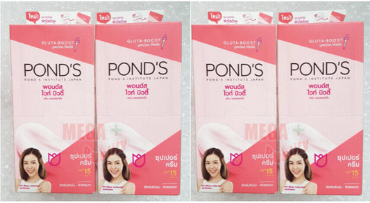 24x Sachets Ponds White Beauty Pinkish White Glow Lightening Whitening Day Cream