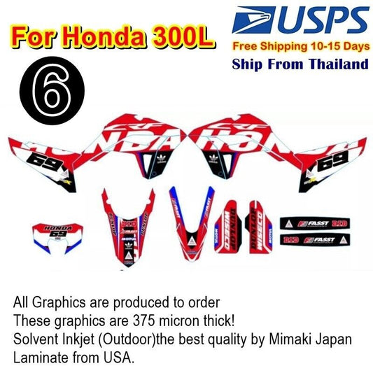 L3 Motocross Graphics Stickers Kit For Honda CRF300L Whole Bike Decals kits New