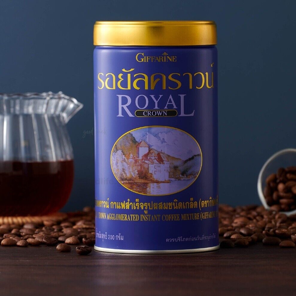 Royal Crown Agglomerated Instant Coffee Mixture fragrant, mellow 200g.