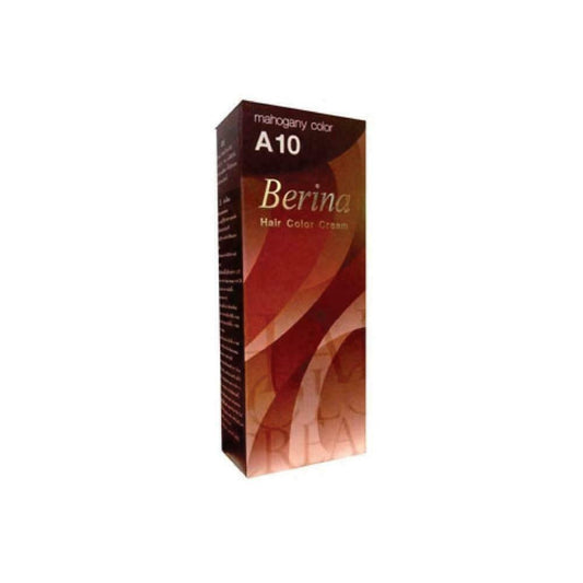Berina Hair Color Cream A10 Mahogany 60 ml Hair Dye Super Permanent Fashion