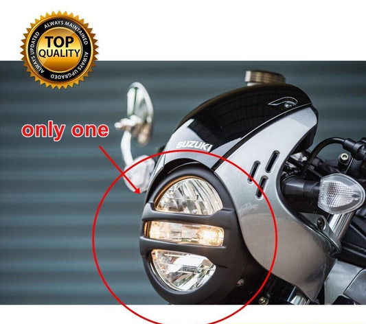 Black Front Headlight Cover Grill MOTOZAAA For Suzuki Sv650x New