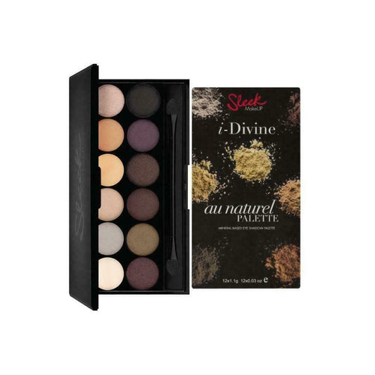 Sleek i-Divine Mineral Based Eyeshaedow Palette #601 Au Naturel 9 g or 0.31 oz