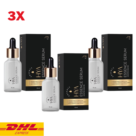 3x AMI HYA Essence Serum Advance Hyaluron Reduce Dark Spots Wrinkles Skin 15ml