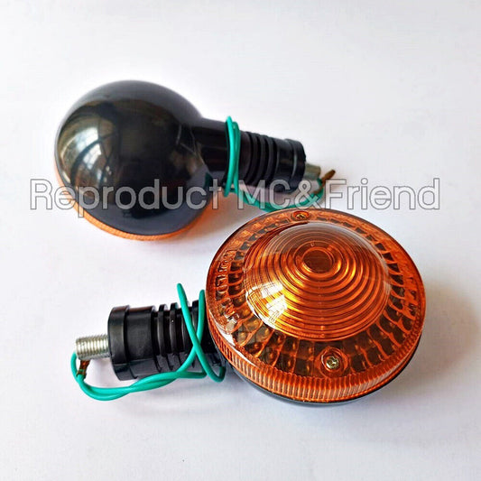 Set 2pcs: Yamaha DT100 MX100 RX100 RX125 YB100 YB125 Rear Winker Signal Lamp 6V.
