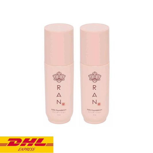 2x RAN Ultra Stay Flawless Foundation by Pom Vinij SPF20 PA++ Oil Control 20 ml