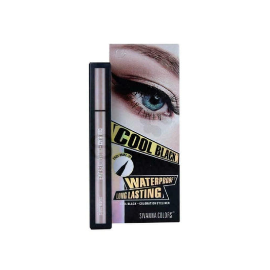 SIVANNA COLORS Cool Black Coloration Eyeliner Waterproof Long Lasting HF914 1 g