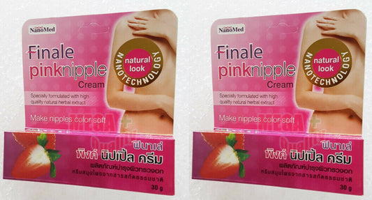 2 x FINALE PINK NIPPLE CREAM NATURAL SOFT WITHIN 4 WEEKS