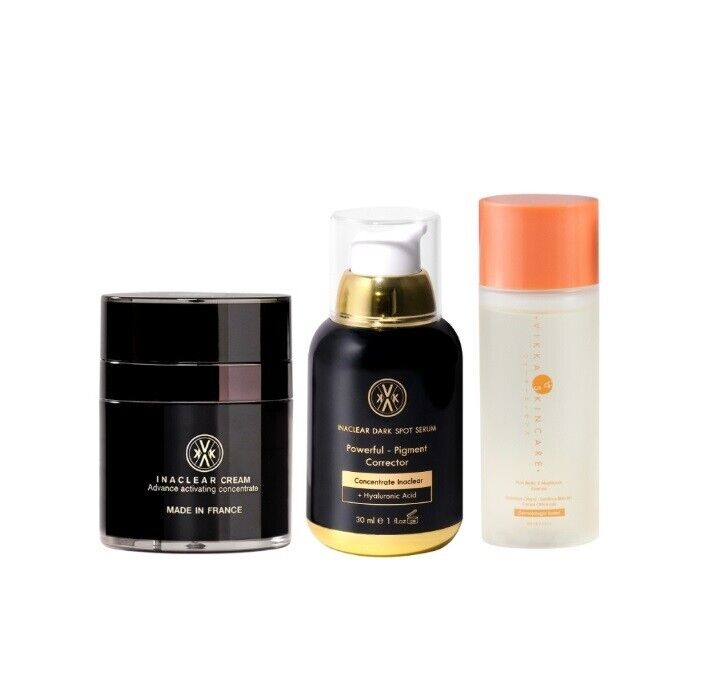 Inaclear Cream Serum Pico Lotion Reveal bright soft moist skin dark spots fade