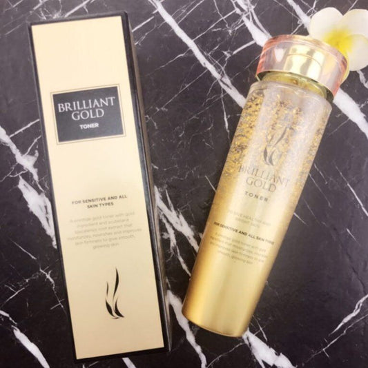 Korea AHC Brilliant 24K Gold Toner 140ml For Sensitive and All Skin Typle #ibea