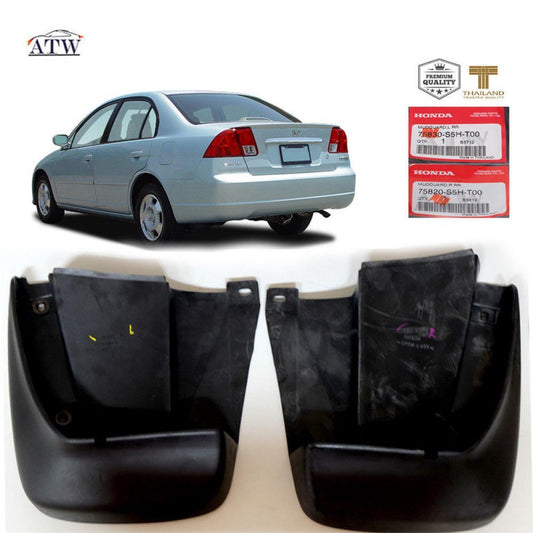 Mud Flaps Guard Splash Guard Rear Genuine Part For 2001-2005 Honda Civic Sedan