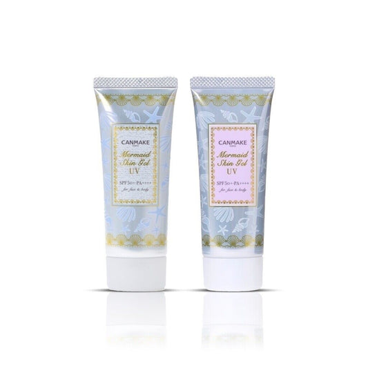 CANMAKE Mermaid Skin Gel UV Sunscreen SPF50 PA++++ #01 Clear #02 White Face Body