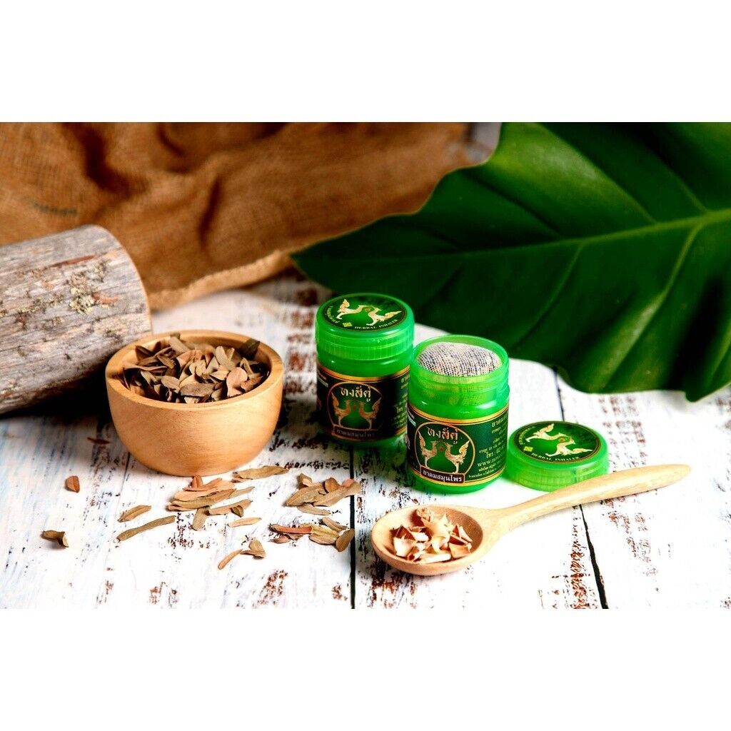 12x Hong Khu Thai Herbal Inhaler Traditional Natural Pure Aroma Refreshing 10 g