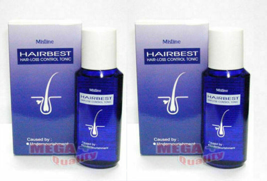 2 x Mistine HAIRBEST Woman Hair loss Control Tonic Serum Treatment Regrowth 50ml