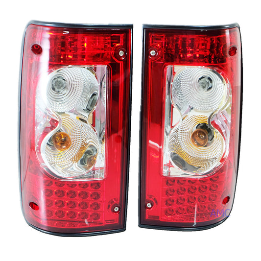 Rear Led Tail Light Lamp Red Lens Toyota Hilux Mighty-X Mk3 1989-1997 Ln Rn