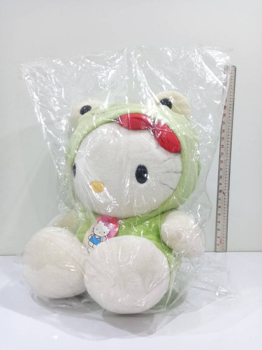Sanrio Rare 1998 Hello Kitty Frog Plush Stuffed VTG Toy Japan big doll 20-20.5"