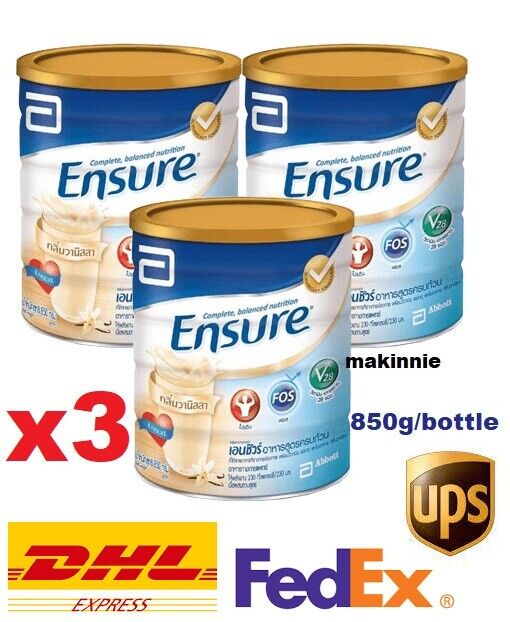 3X 850g Milk Balance Powder Vanilla Flavor Nutrition Health Adult Senior