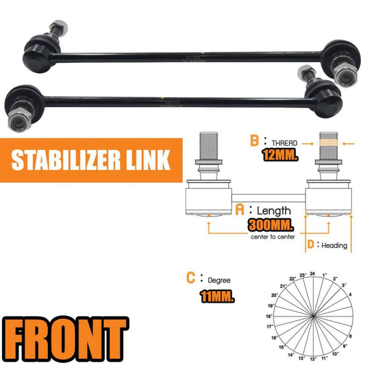 2 PCs Stabilizer Sway Bar Link Front For Nissan Teana J32 2009-2013 Sedan