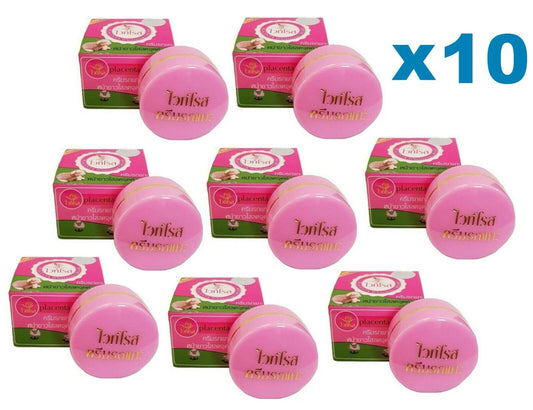 10X White Rose Placenta Cream White face reduce dark spots Dull skin problem