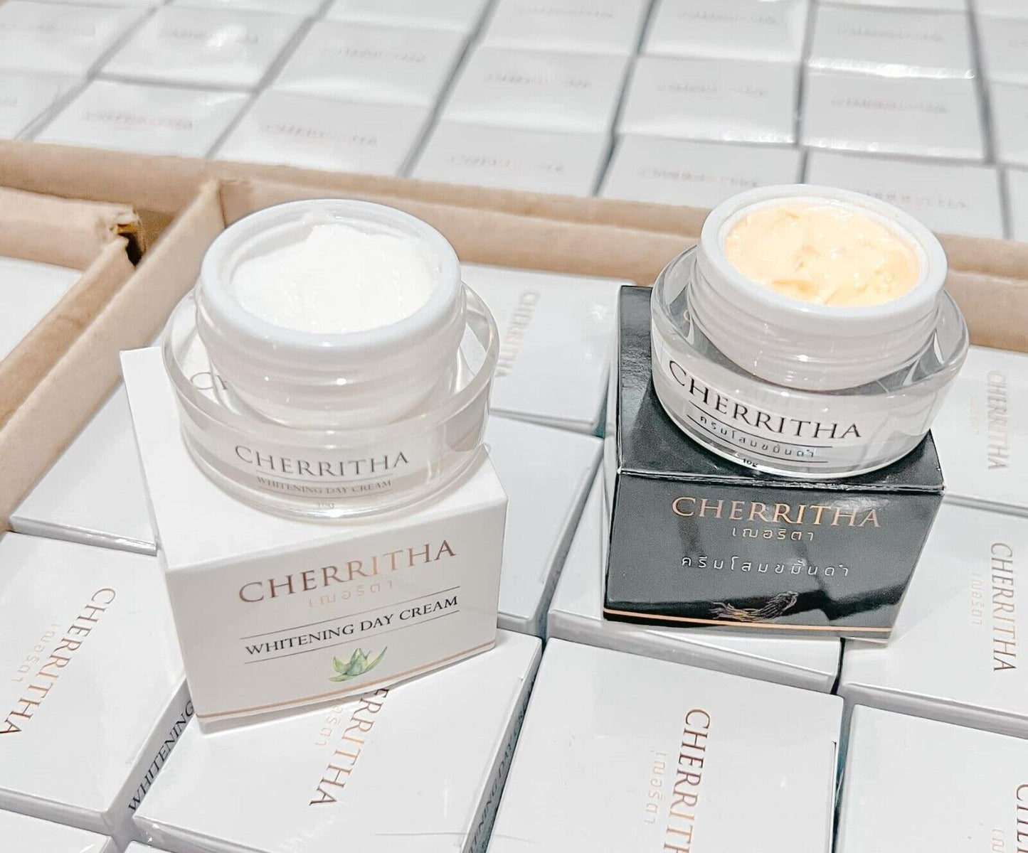 Charitha Day & Night Cream Aloe Vera Turmeric Ginseng revive healthy skin