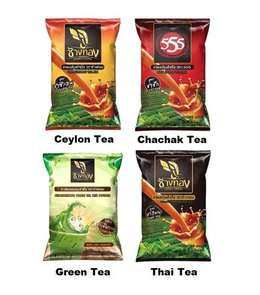 Thai Beverage Ceylon Tea Thai Tea ChaChak Green Tea Original Intense Restaurant