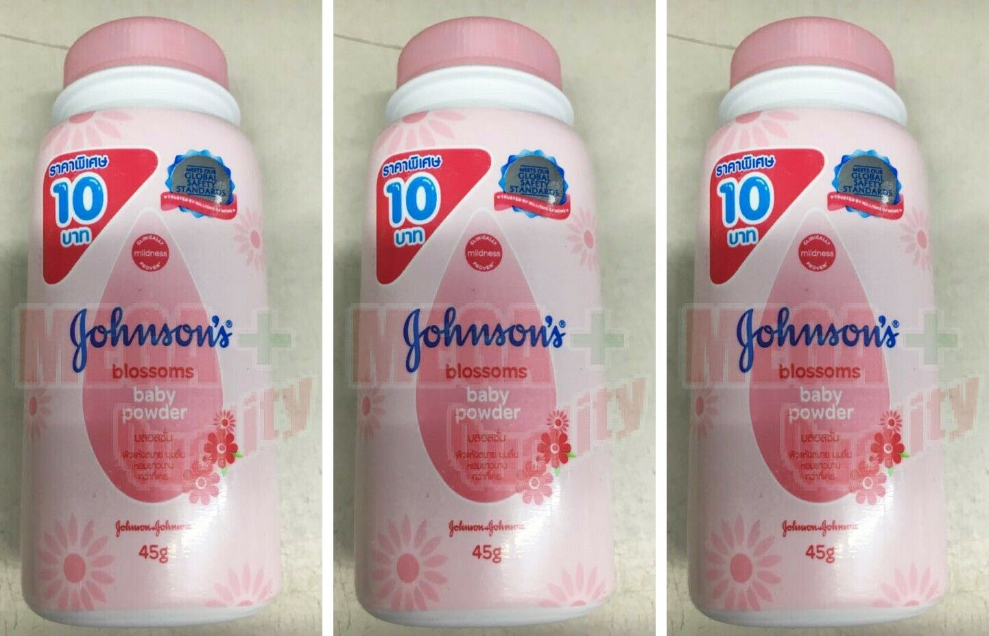 3 x Johnson s Baby Kid Powder Blossom Soft Fresh Nice Smelling 45 Grams.
