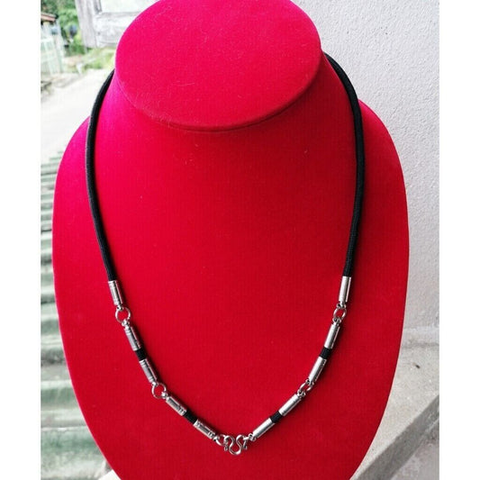 Necklace Rope Stainless 5 Hooks Pendant HangingThai Buddha Amulet 27" inches