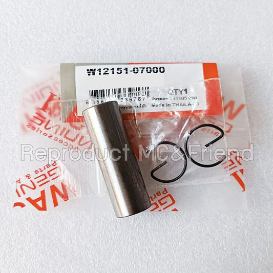 Piston Pin + Clips : Fits Suzuki GT250 ('73-'77) GT380 ('72-'77)