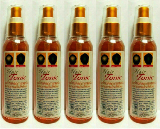5 x 120ml GENIVE Hair Tonic Stop and Reduce Hair Loss + Create New Hair