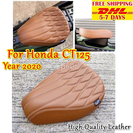 Light Brown Seat For Ct125 Honda Hunter Cub 2021 125 Trail Guard Rack Leather