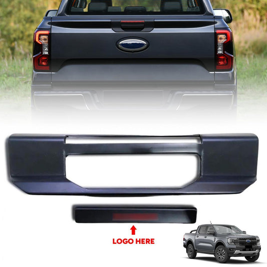 Rear Tailgate Handle Cover Black 2PCs W/O Keyhole For Ford Ranger P703 2022-2024