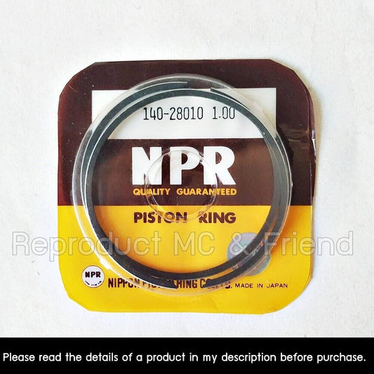Piston Ring Set OS 1.00 JP : Fits Suzuki TS125 RM125M TC125 TM125 DS125 RV125