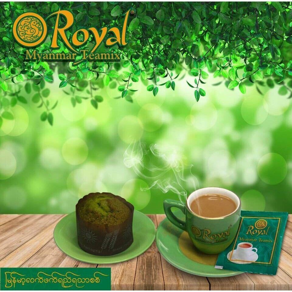 Royal Myanmar Teamix Burmese Instant Milk Tea 3 in 1 Powder Drink 30sachets