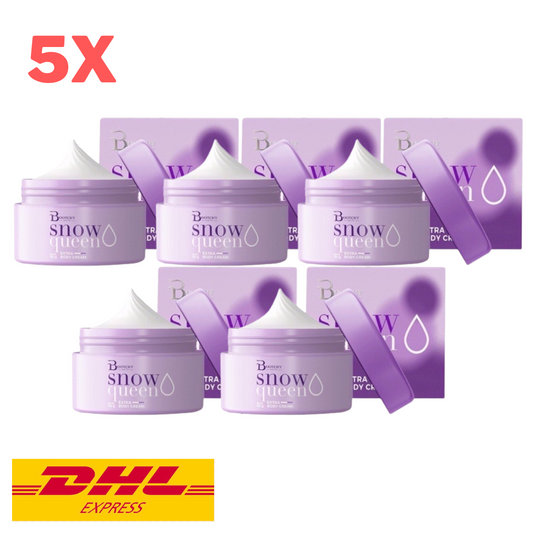 5x Bootchy White Cream Snow Queen Reduce Dark Spots Armpits Buttocks Body 50 g