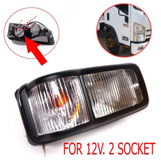 12V. Side Marker Lamp Turn Signal Light LH Left Fit Isuzu NPR 150 NQR 175 09-17