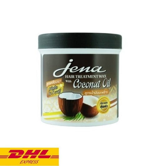 Jena Hair Treatment Wax Coconut Oil for Dry Damage Hair Restore Nourish 500 ml