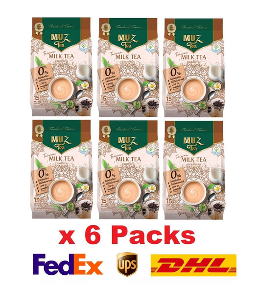6x MUZ M TAIWAN MILK TEA Instant Drink fragrant, delicious Beverage Halal Home