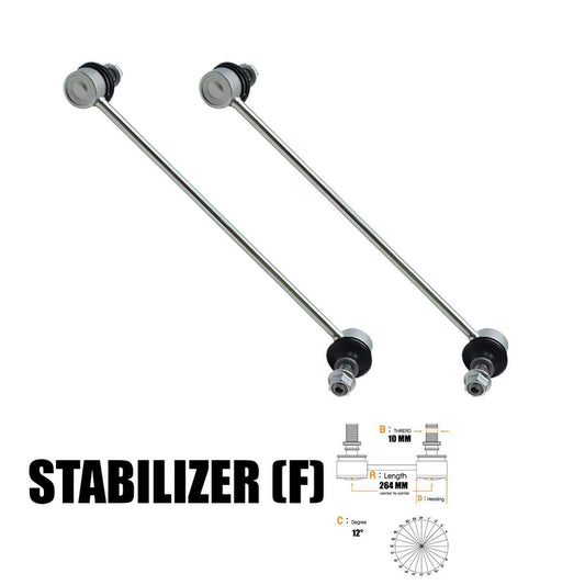 2 PCs Stabilizer Sway Bar Link FrontFor Suzuki Swift Hatchback FZ 2012-2016