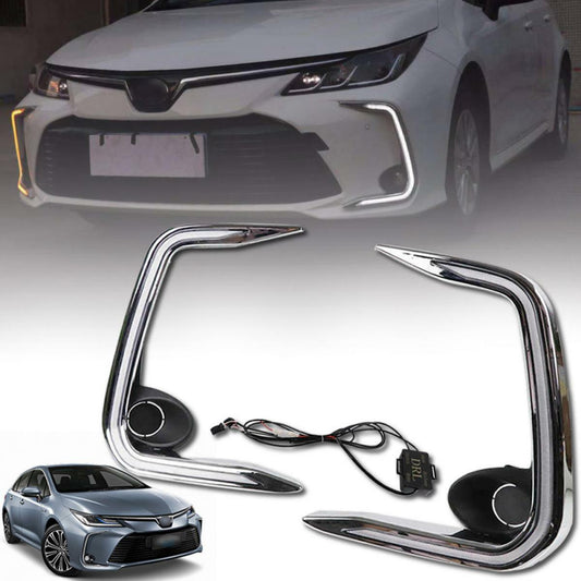 Daytime Running Light DRL LED For Toyota Corolla 2019-2021 Sedan ZRE211