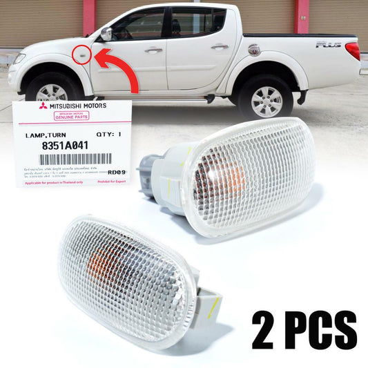2 PCs Side Marker Lamp Signal Light For Mitsubishi Triton L200 MN ML 2005-2014
