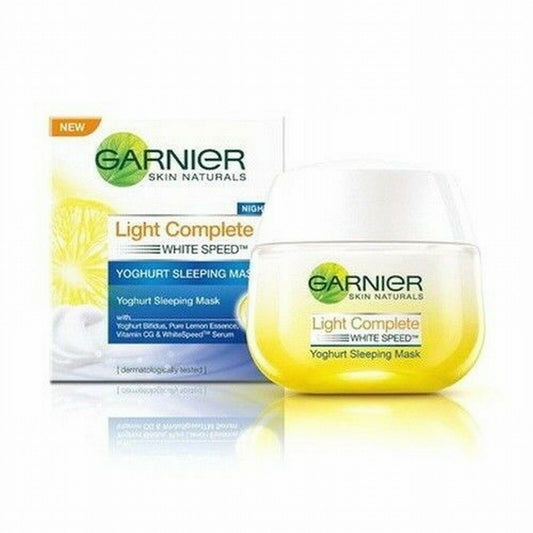 50ml Garnier Light Complete Yoghurt Sleeping Mask Whitening Night Cream Beauty