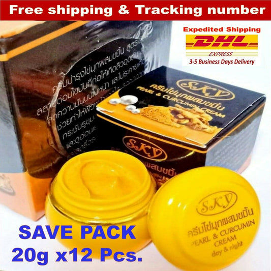 12 x SKY PEARL & CURCUMIN Restore Deeply Nourish Eliminate Acne Clear Skin