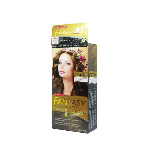 Carebeau Fantasy Hair Color Cream Pro Series PS06 Light Ash Blonde Reflect 100 g