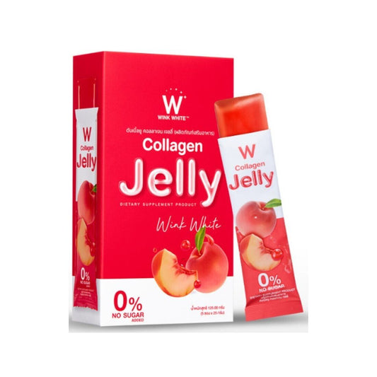 Wink White W Collagen Jelly Skin Brightening Anti-aging Wrinkles Sugar-free