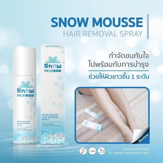 Snow Mousse Hair Removal Fast Hairs Arms Legs Armpit Smooth