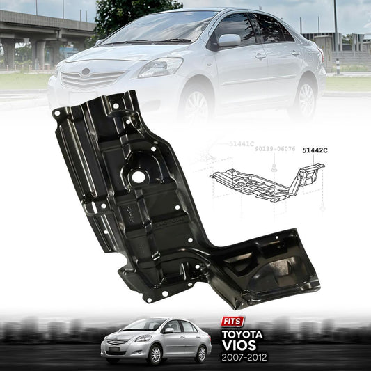 LH Plastic Under Engine Cover Splash Guard For Toyota Vios NCP93 2007-2012 Sedan